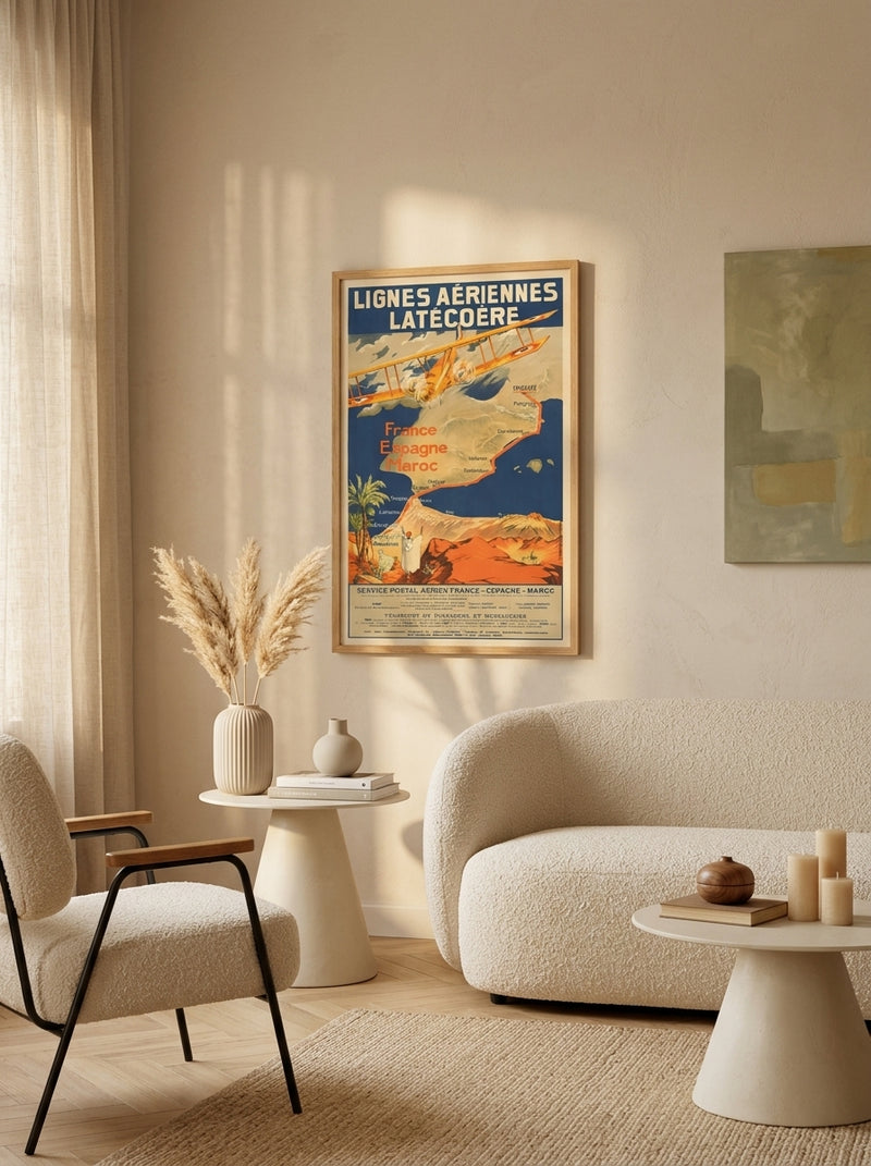 Air France - LATECOERE Affiche 1921 A315
