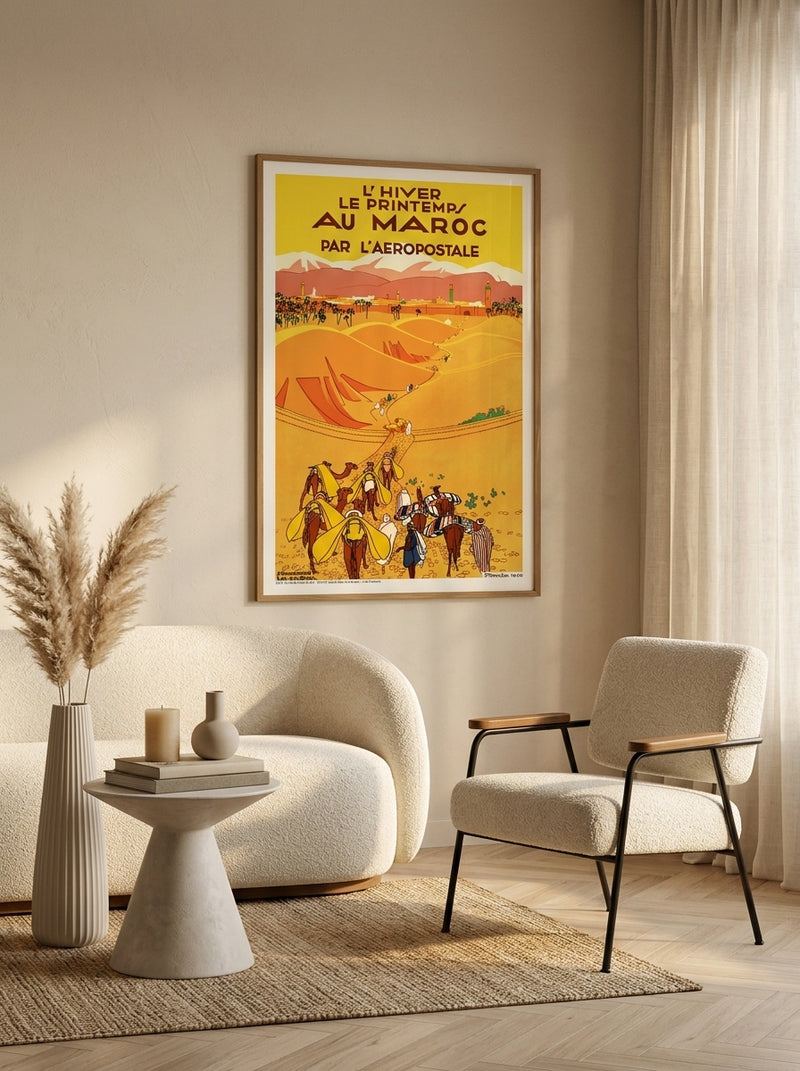 Air France - Aéropostale / (A151) Lhiver Le Printemps Au Maroc