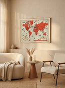 Air France - Mappemonde 1939 A284