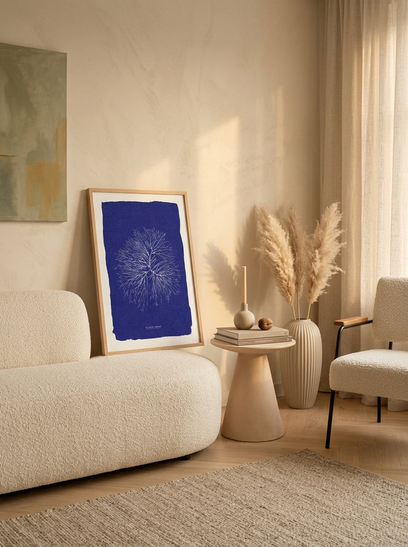 Anna Atkins - Cyanotype British Algae Gelideum - Risographie