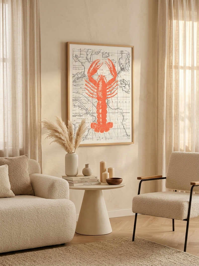 Salam Editions - Homard Atlantique - Risographie