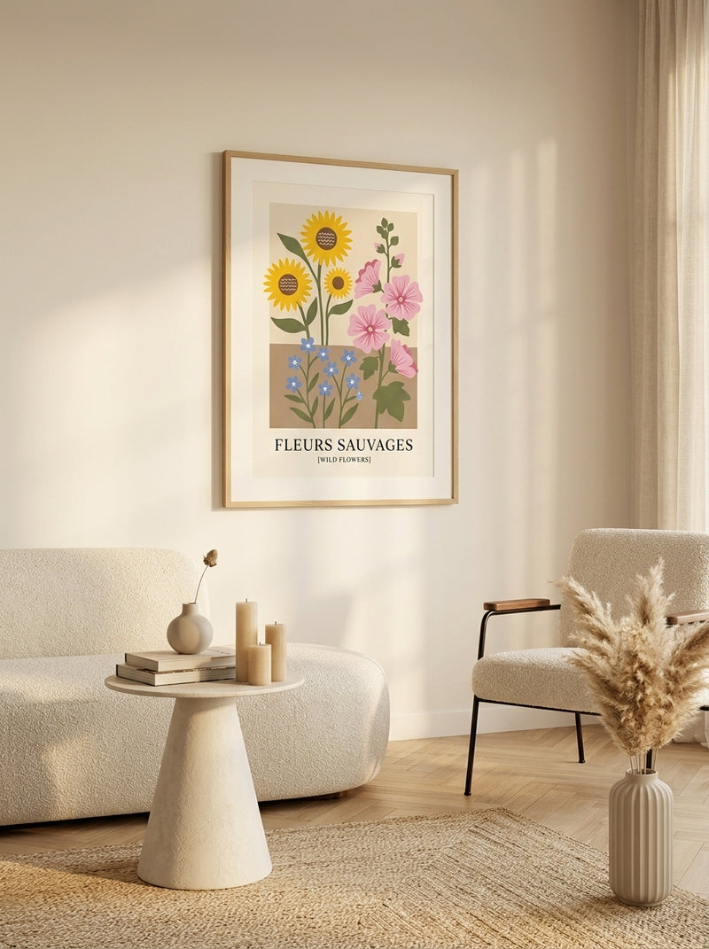Laurie Favreau - Fleurs Sauvages (Bleues)