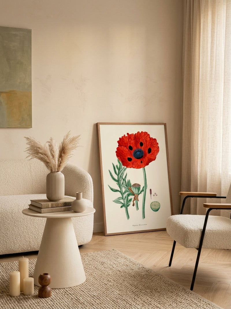 Sciences Naturelles - Papaver Bracteatum (Pavot A? Bracte?es)