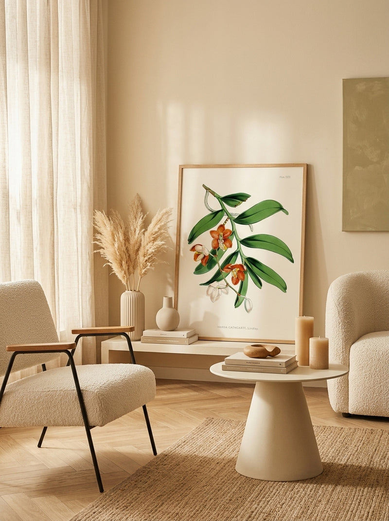 Sciences Naturelles - Vanda Cathcarti,Illustration Of Himalayan Plants (Plate XXIII)