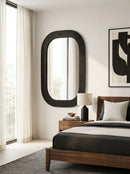 Duro - Mirroir - Aluminium - Noir