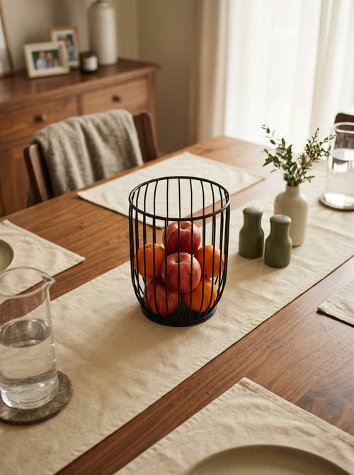 Loft - Panier Métallique - Métal - Noir