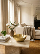 Gala - Plat Décoratif - Fer - Or