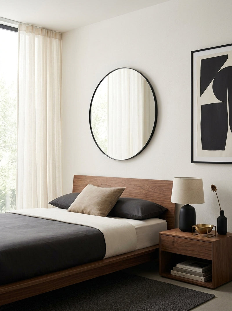 Donna - Mirroir - Aluminium - Noir