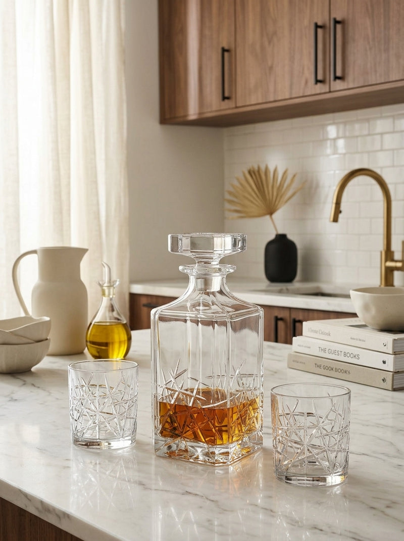 Bond - Set À Whisky Tense 3 Pièces - Verre - Transparent