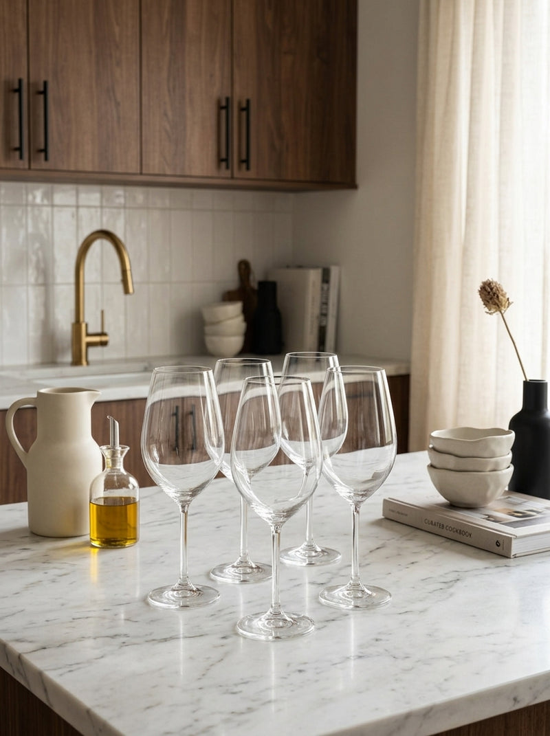 Tinta - Set De 6 Verres À Vin - Verre - Transparent