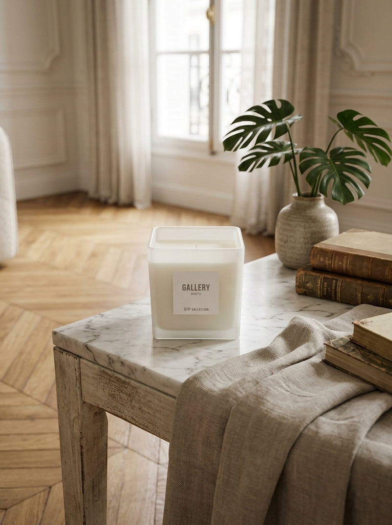Gallery - Bougie Parfumée - Parfum - Blanc