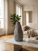 Cave - Vase Anthracite - Grès - Gris