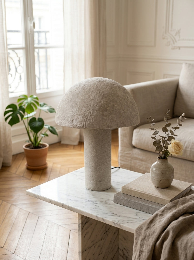 Nome - Lampe De Table - Paper;Metal - Gris