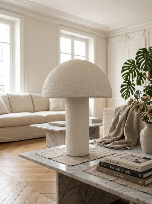 Nome - Lampe De Table - Paper;Metal - Blanc