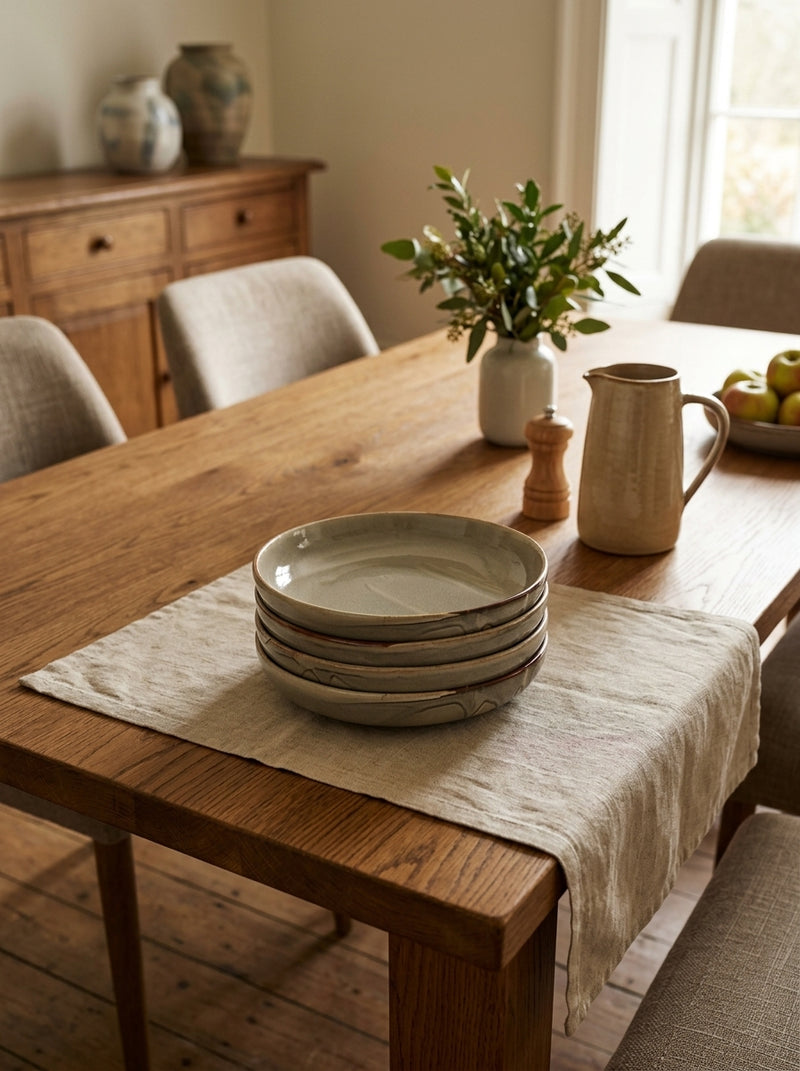 Studio Urban - Set De 4 Assiettes Creuses - Porcelaine - Gris
