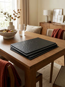 Tabletop - Set De 4 Sets De Table - Simili Cuir - Noir