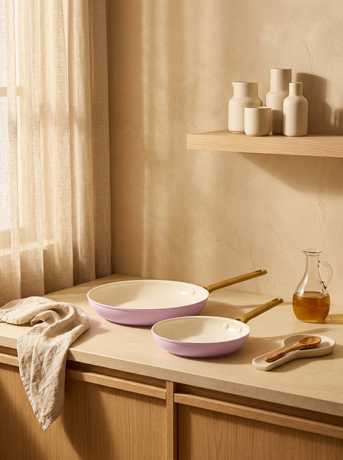 Greenpan Padova Lot De 2 Poêles 20+26Cm Rose