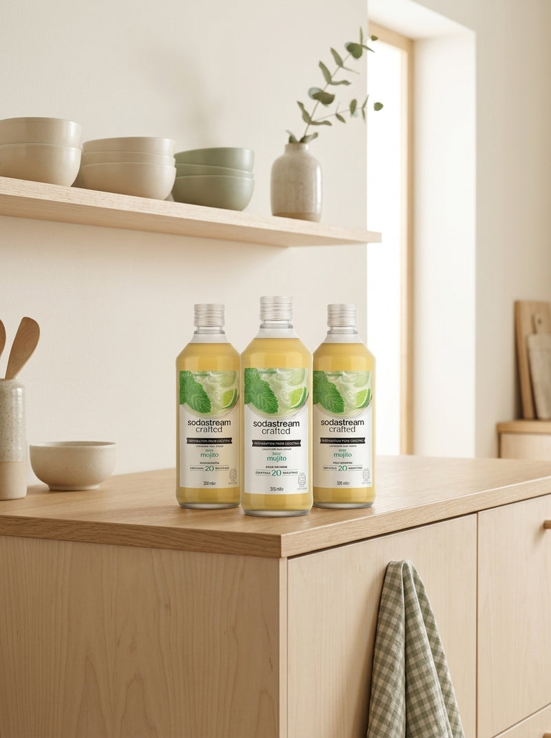 Lot De 3 Cocktails Mixer Saveur Mojito Sans Alcool - 330Ml