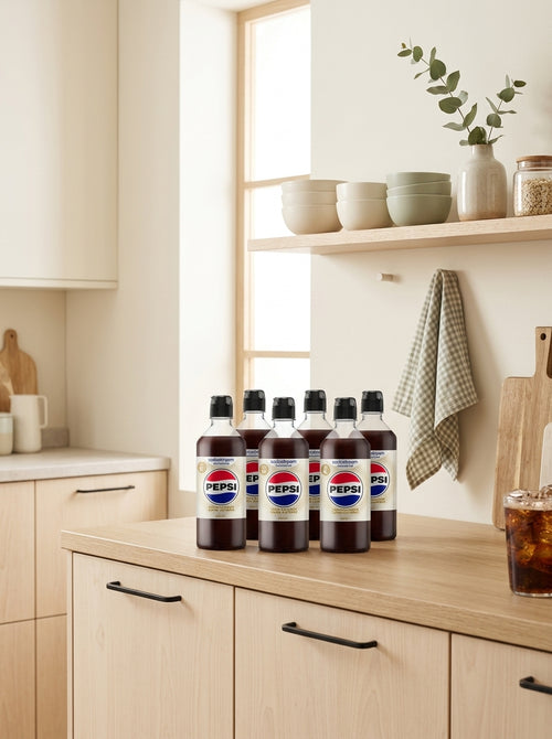 Set de 6 Concentrados Pepsi Zero Cafeína y Cero Azúcar - 440Ml
