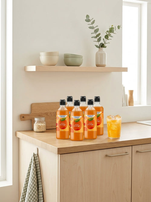 Set de 6 Concentrados Sabor Naranja - 440Ml
