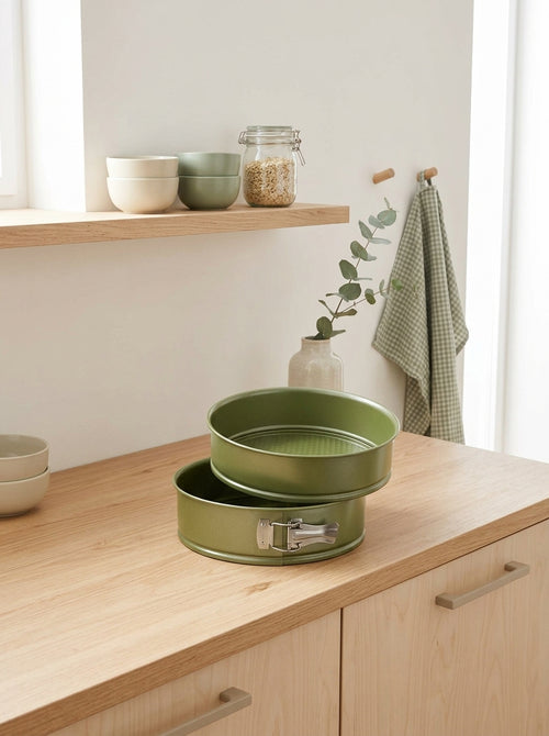 Zenker - Ensemble De 2 Moules À Manqué À Charnière 24 Cm Zenker Green Vision - Vert