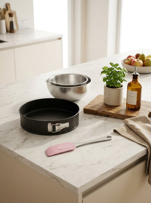 Zenker - Set De 4 Ustensiles De Pâtisserie Moule À Manqué 2 Bols Et Spatule Pâtisserie Black Metallic Black Mettallic Zenker Black Mettallic - Noir