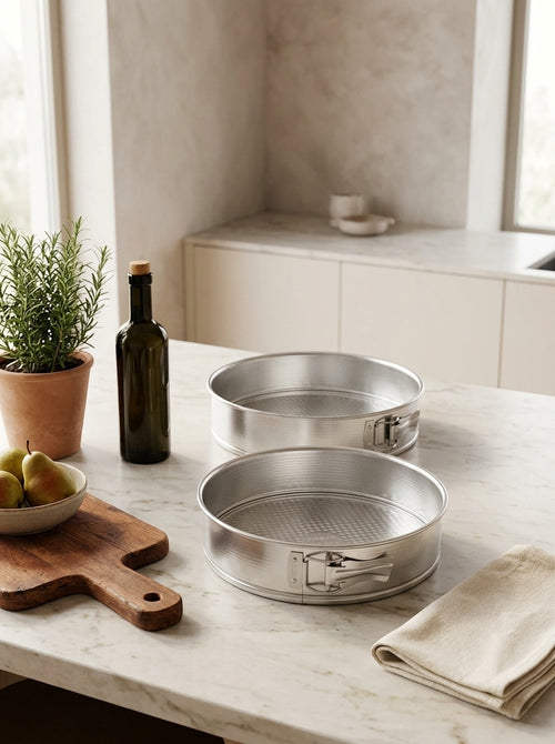 Zenker - Ensemble De 2 Moules À Manqué À Charnière 28 Cm Zenker Silver - Gris