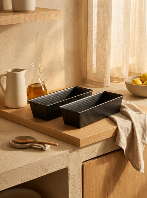 Zenker - Lot De 2 Moules À Cake 25 Cm Zenker Pure - Noir