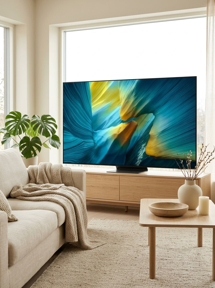 Samsung - OLED 83" S95F – Televisor QD-OLED 4K 165Hz Premium