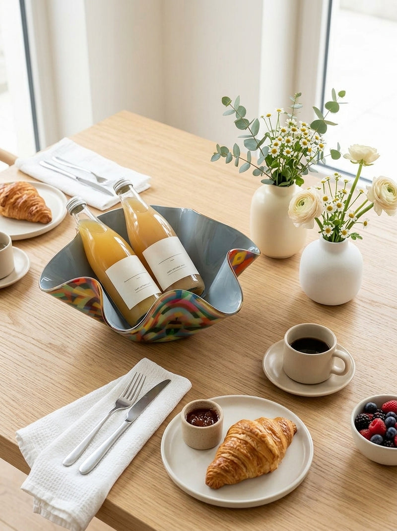 Soft Decor - Grand Porte-bouteilles et Centre de Table Soft - Rainbow