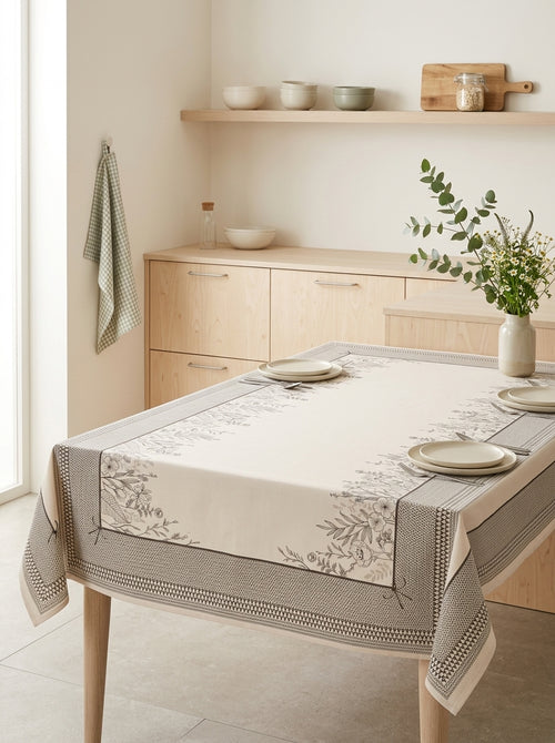 Le Jardin - Nappe de Table Grande - 8 Places