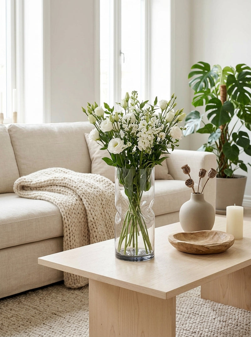 Bloom - Vase Moyen - Deep White