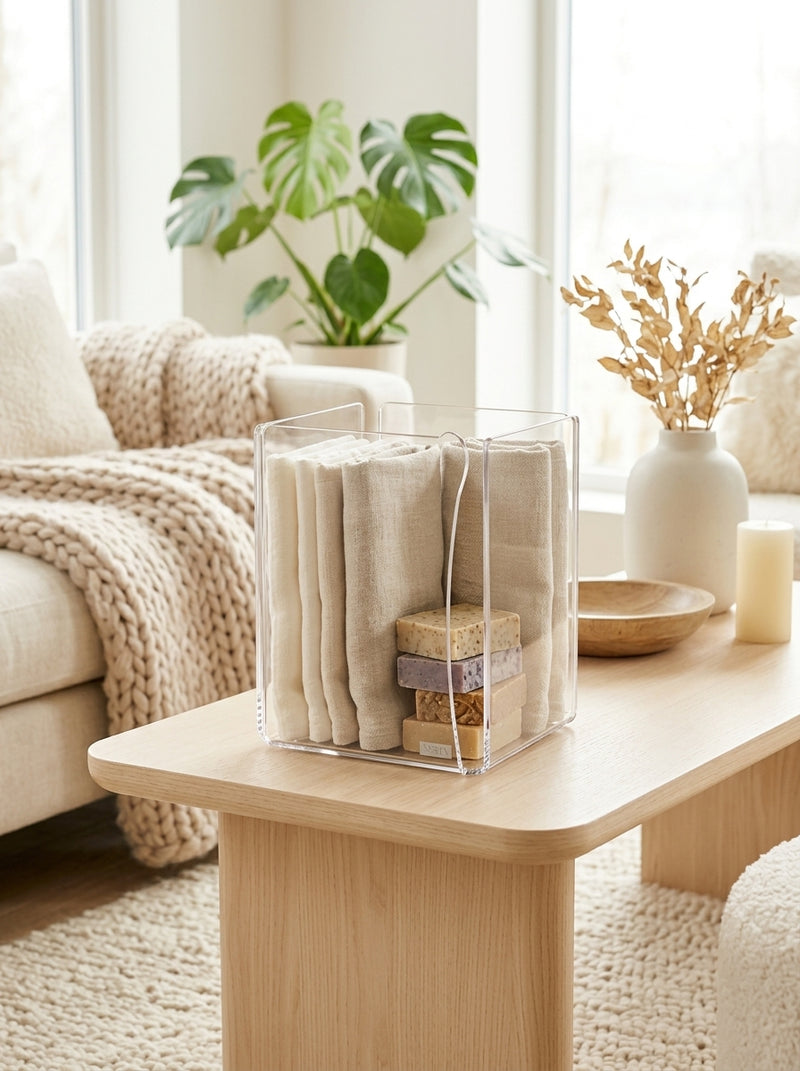 Beauty - Grand Conteneur Organiseur - Transparent