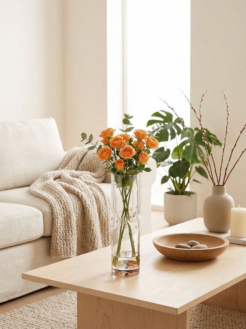 Bloom - Petit Vase - Orange Wave