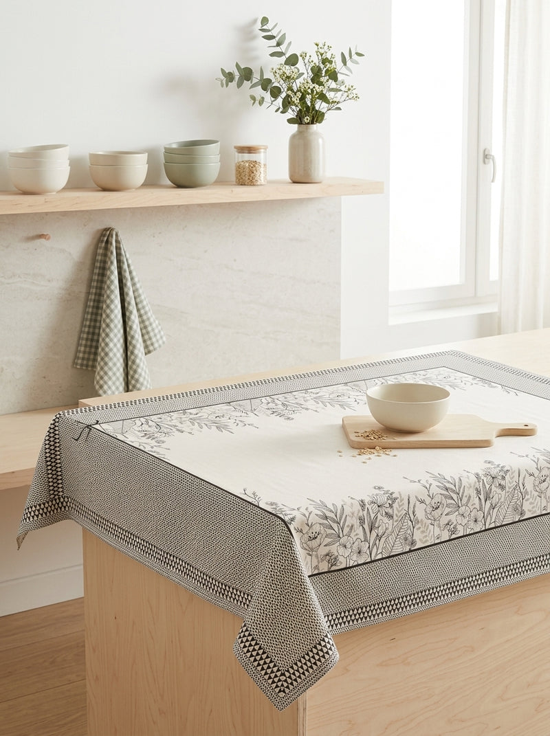 Le Jardin - Nappe de Table Moyenne - 6 Couverts