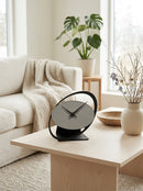 Global Thinking - Horloge de Table - Gris