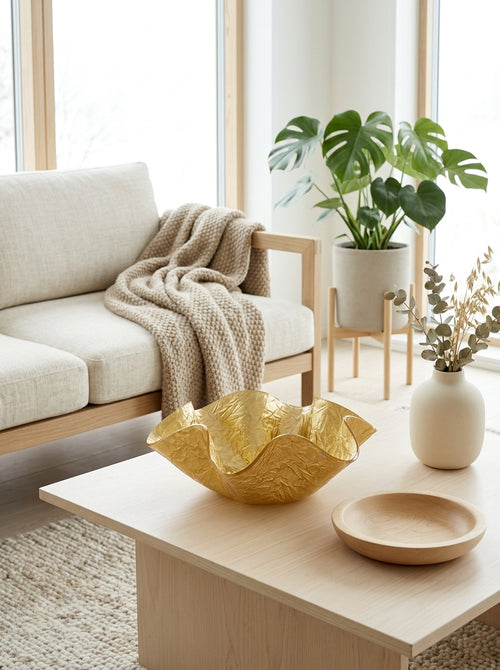 Soft - Grand Centre de Table - Or