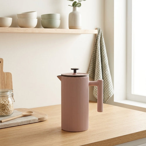 Osaka - Cafetière À Piston - Rose Poudré - Métal - 850ml