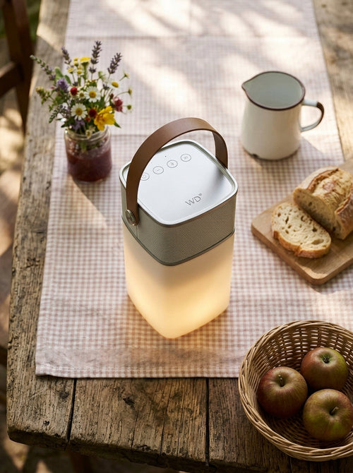 Milano - Bluetooth Speaker With LED Light - Silver