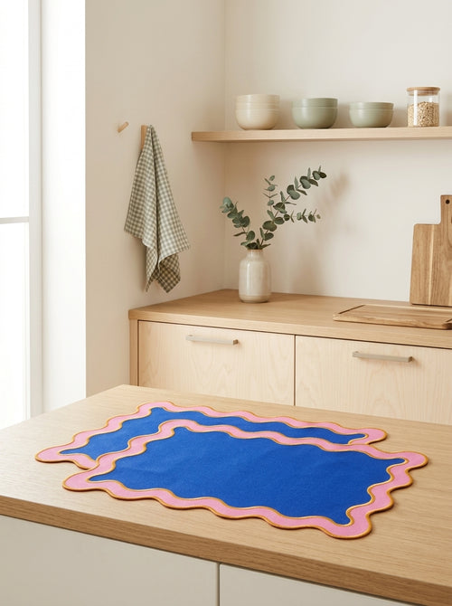 Samarcanda - Lot De 2 Sets De Table - Rose - Textile