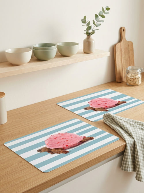 Mykonos - Set of 2 Turtle Placemats - PVC