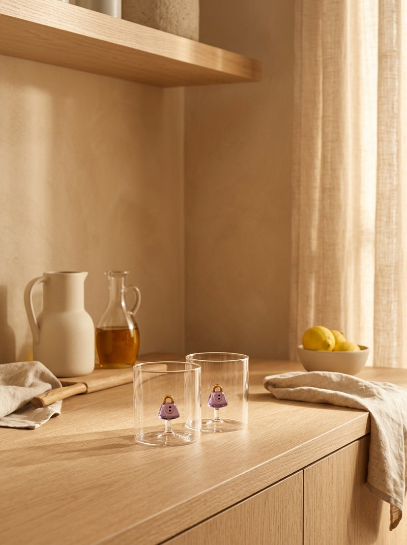 Monterey - Lot De 2 Gobelets Sacs - Verre Borosilicate