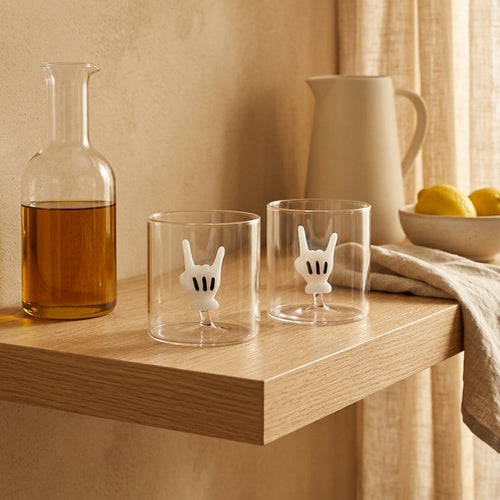 Monterey - Set of 2 Hand Cups - Borosilicate Glass - 250ml