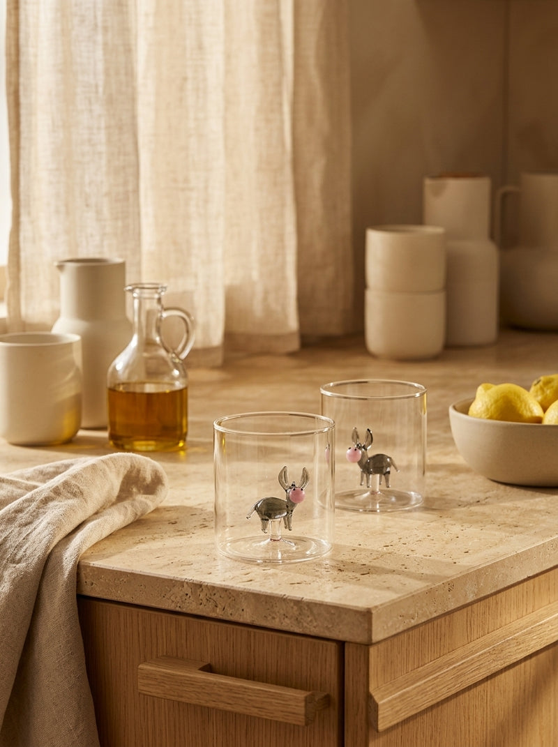 Monterey - Lot De 2 Gobelets Anes - Verre Borosilicate