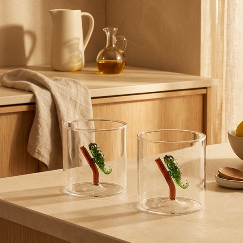 Monterey - Set of 2 Gecko Tumblers - Borosilicate Glass - 250ml