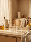 Monterey - Lot De 2 Gobelets Poule Blanches - Verre Borosilicate
