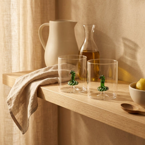 Monterey - Set of 2 Snake Tumblers - Borosilicate Glass - 250ml