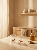 Monterey - Lot De 2 Gobelets Teckels - Verre Borosilicate