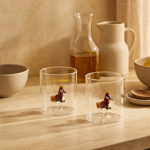 Monterey - Set of 2 Fox Tumblers - Borosilicate Glass - 250ml