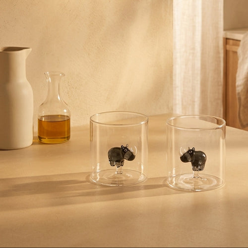 Monterey - Set of 2 Rhinoceros Tumblers - Borosilicate Glass - 250ml